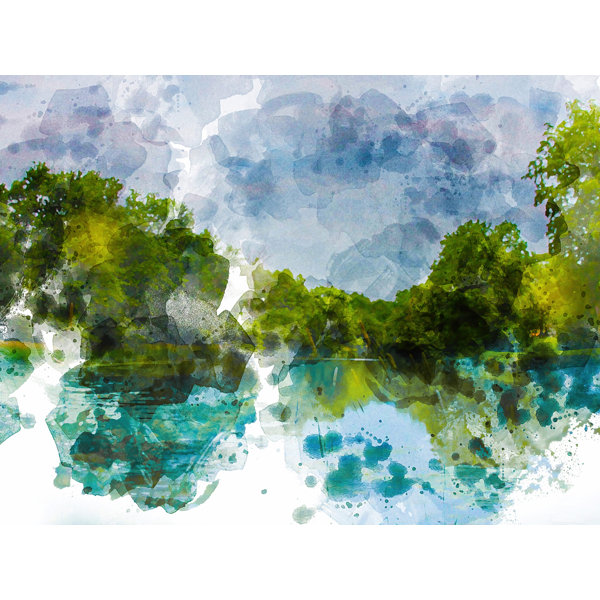 Winston Porter River Run III On Canvas by Chamira Young Print Wayfair